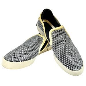 Adidas Y-3 Yohji Yamamoto Laver Slip On Sneakers Shoes Mens 8.5 Black White